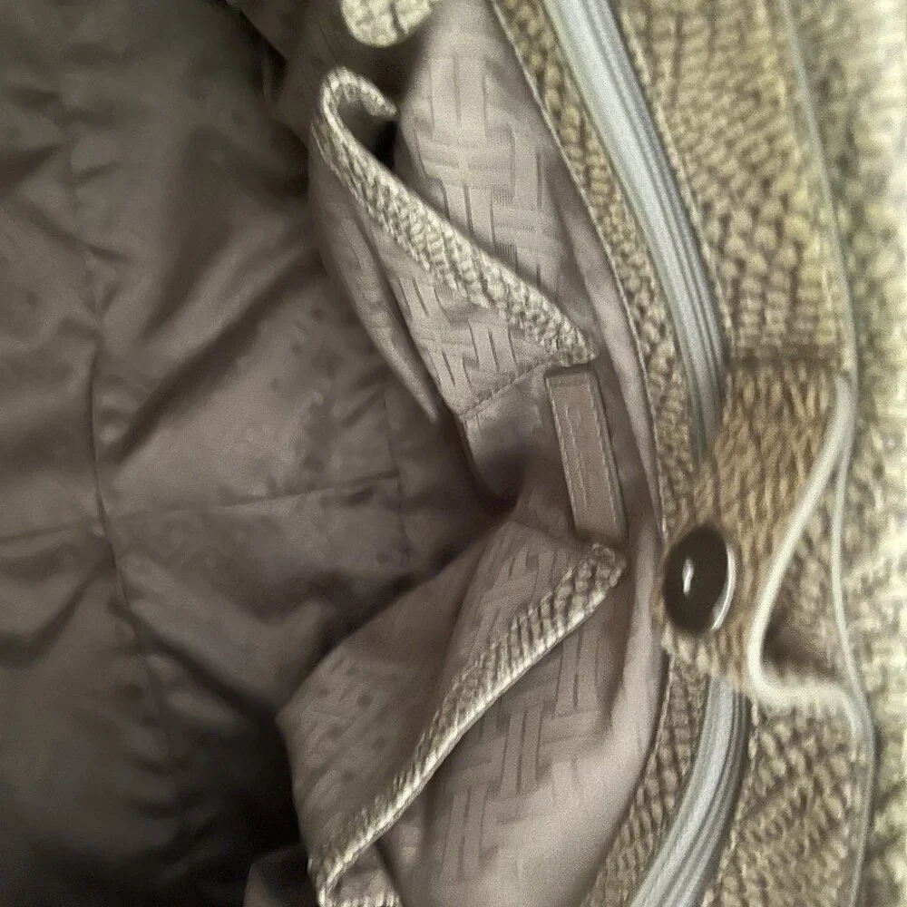 Cole Haan Beige Woven Shoulder Bag